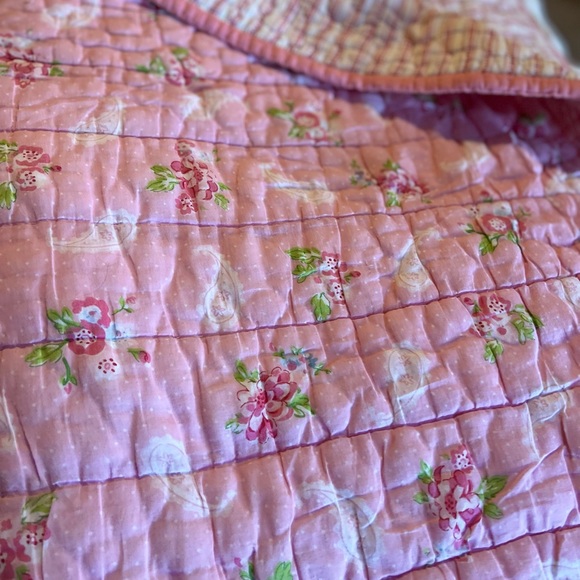 Pottery Barn Kids Bedding Pottery Barn Kids Twin Quilt Pink Floral